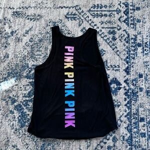 Victoria Secret PINK Black Tank Top